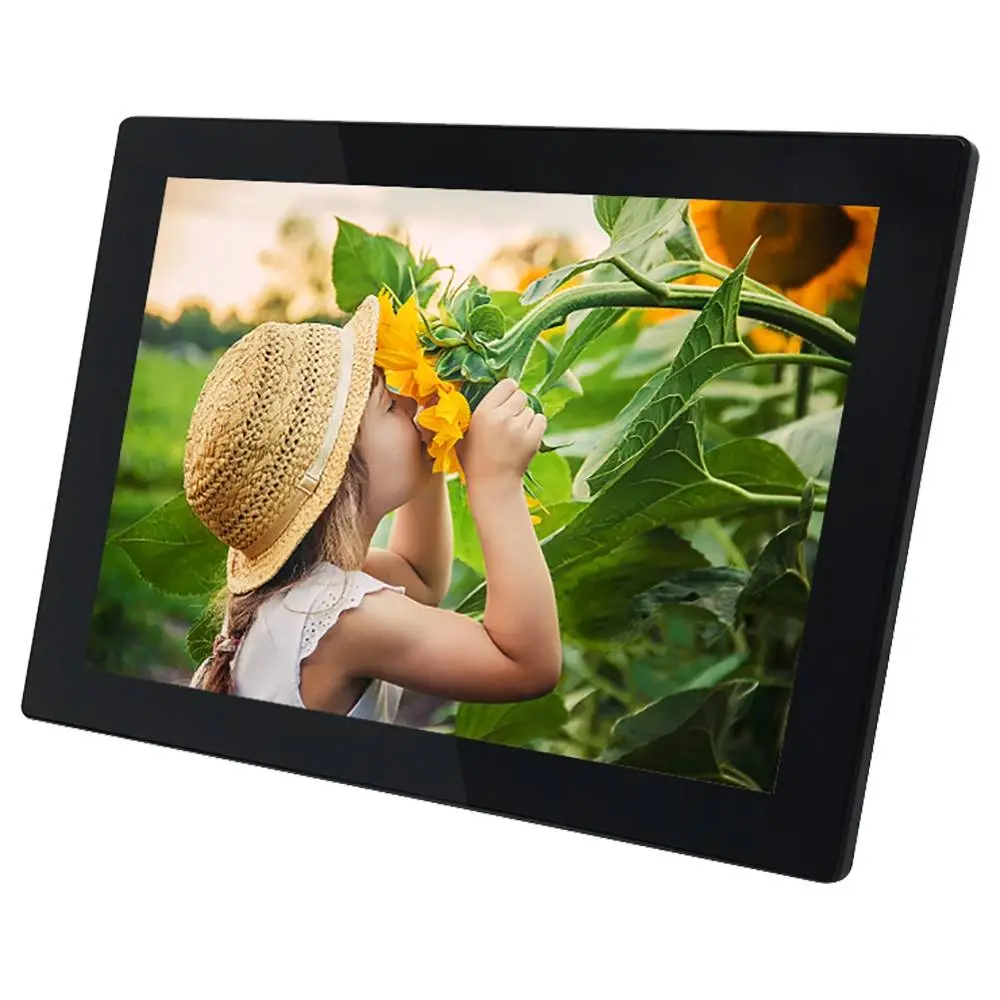 WF1010 10.1'' WiFi Cloud Digital Photo Frame 800x1280 IPS Touch Screen 1GB/16GB Facebook/Twitter/Email/APP Sharing Time And Weather Display - Black 1 WF1010 10.1'' WiFi Cloud Digital Photo Frame 800x1280 IPS Touch Screen 1GB/16GB Facebook/Twitter/Email/APP Sharing Time And Weather Display - Black