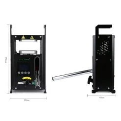 LTQ Vapor KP-4 Rosin Hot Press Machine, 4*4in Dual Heated Plates, Temperature Control, Black -Deals Accessories Store 4 TON KP4 ROSIN PRESS MACHINE 456717 5
