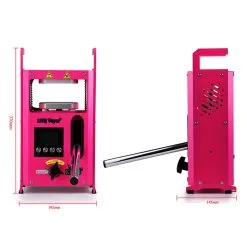 LTQ Vapor KP-4 Rosin Hot Press Machine, 4*4in Dual Heated Plates, Temperature Control, Red -Deals Accessories Store 4 TON KP4 ROSIN PRESS MACHINE 456719 5