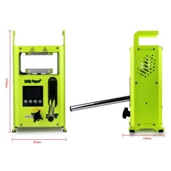 LTQ Vapor KP-4 Rosin Hot Press Machine, 4*4in Dual Heated Plates, Temperature Control, Yellow -Deals Accessories Store 4 TON KP4 ROSIN PRESS MACHINE 456722 5
