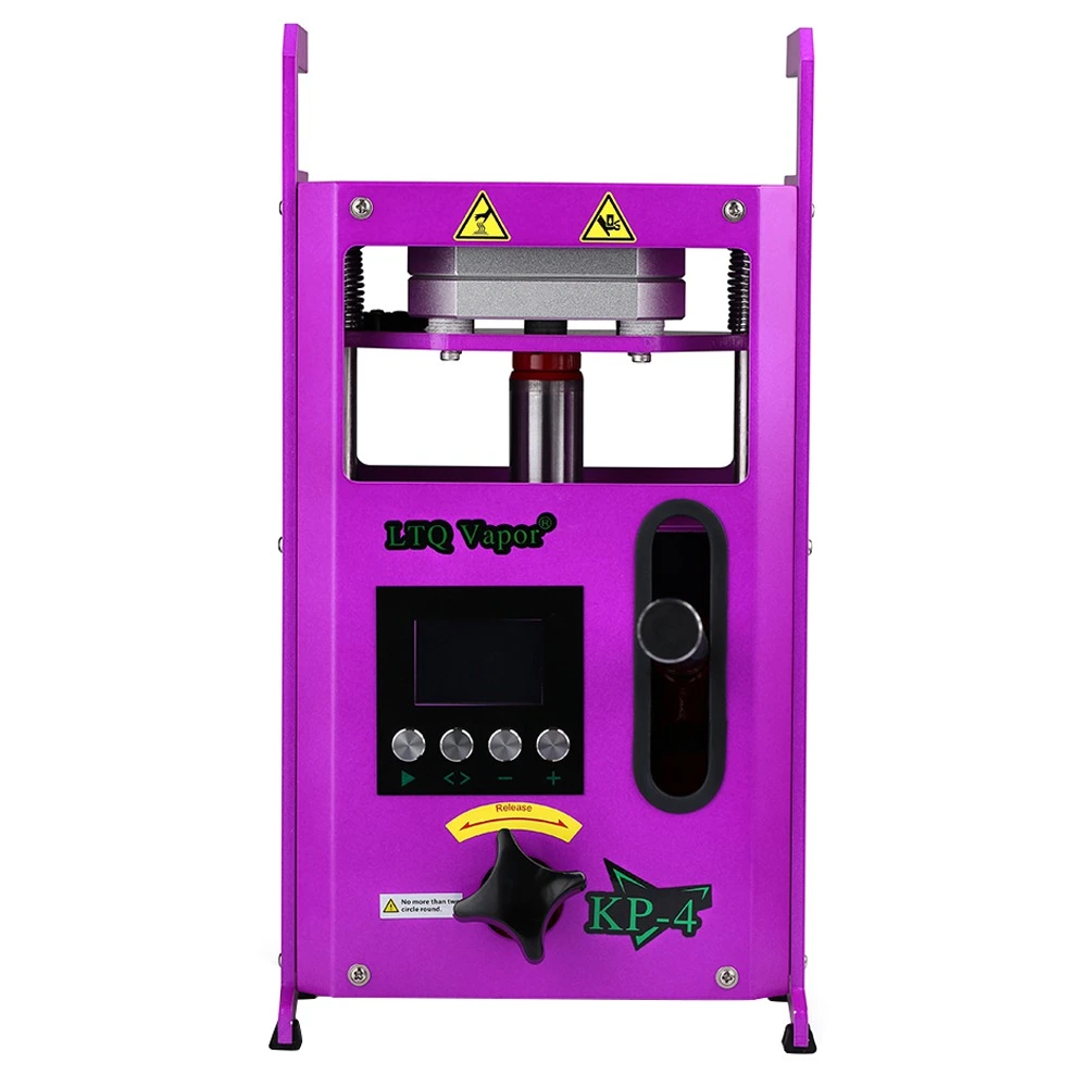 LTQ Vapor KP-4 Rosin Hot Press Machine, 4*4in Dual Heated Plates, Temperature Control, Purple 2 LTQ Vapor KP-4 Rosin Hot Press Machine, 4*4in Dual Heated Plates, Temperature Control, Purple - Image 2