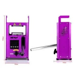 LTQ Vapor KP-4 Rosin Hot Press Machine, 4*4in Dual Heated Plates, Temperature Control, Purple -Deals Accessories Store 4 TON KP4 ROSIN PRESS MACHINE 500254 5
