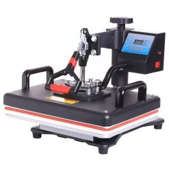 SHUOHAO 8 In 1 Heat Press Machine, 12*15in, For Cap/Bag/Mouse/Pad/Phone Case/Tape/Stickers/Mug/Plate/Puzzle/T-shirts