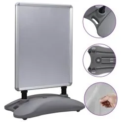 A1 Waterbase Poster Stand Grey Aluminium Alloy 11 A1 Waterbase Poster Stand Grey Aluminium Alloy -Deals Accessories Store A1 Waterbase Poster Stand Grey Aluminium Alloy 452729 5