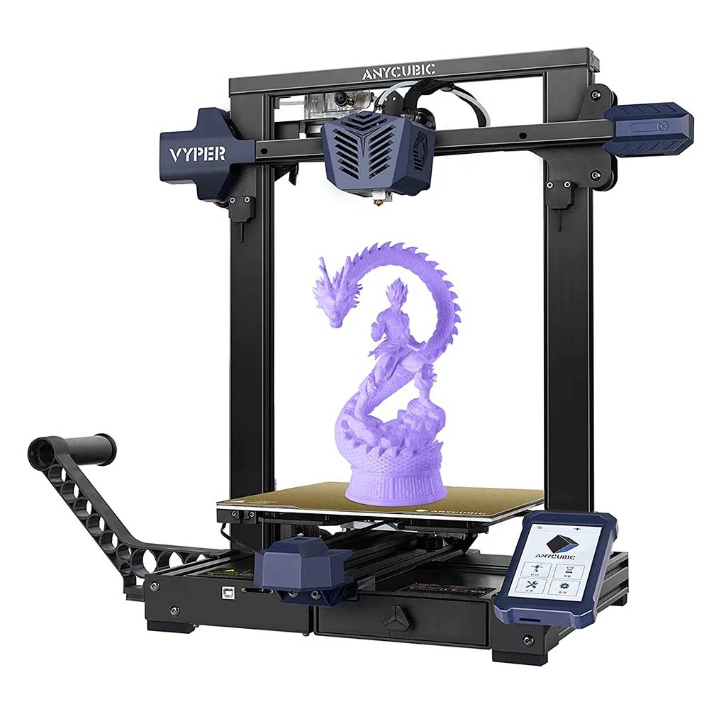 Anycubic Vyper 3D Printer, Auto Leveling, Stepper Drivers, 4.3" Display, 245x245x260mm 1 Anycubic Vyper 3D Printer, Auto Leveling, Stepper Drivers, 4.3" Display, 245x245x260mm