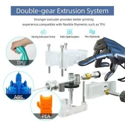 Anycubic Vyper 3D Printer, Auto Leveling, Stepper Drivers, 4.3" Display, 245x245x260mm 8 Anycubic Vyper 3D Printer, Auto Leveling, Stepper Drivers, 4.3" Display, 245x245x260mm -Deals Accessories Store Anycubic Vyper 3D Printer 472768 2 1