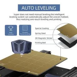 Anycubic Vyper 3D Printer, Auto Leveling, Stepper Drivers, 4.3" Display, 245x245x260mm 9 Anycubic Vyper 3D Printer, Auto Leveling, Stepper Drivers, 4.3" Display, 245x245x260mm -Deals Accessories Store Anycubic Vyper 3D Printer 472768 3 1