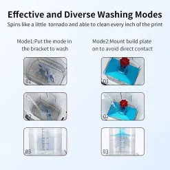 Anycubic Wash & Cure Machine 2.0, Washing Size 120mm*74mm*165mm, Curing Size 140mm*165mm 9 Anycubic Wash & Cure Machine 2.0, Washing Size 120mm*74mm*165mm, Curing Size 140mm*165mm -Deals Accessories Store Anycubic Wash and Cure 2 0 Machine 473350 3
