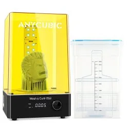Anycubic Wash & Cure Plus Machine, Basket Washing Size 192mm*120mm*290mm, Curing Size 190mm*245mm