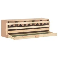 Chicken Laying Nest 5 Compartments 117x33x38 Cm Solid Pine Wood 9 Chicken Laying Nest 5 Compartments 117x33x38 Cm Solid Pine Wood -Deals Accessories Store Chicken Laying Nest 5 Compartments 117x33x38 cm Solid Pine Wood 443088 3