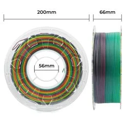 Creality CR 1.75mm PLA 3D Printing Filament 1KG Rainbow -Deals Accessories Store Creality CR 1 75mm PLA 3D Printing Filament 1KG Rainbow 518610 1