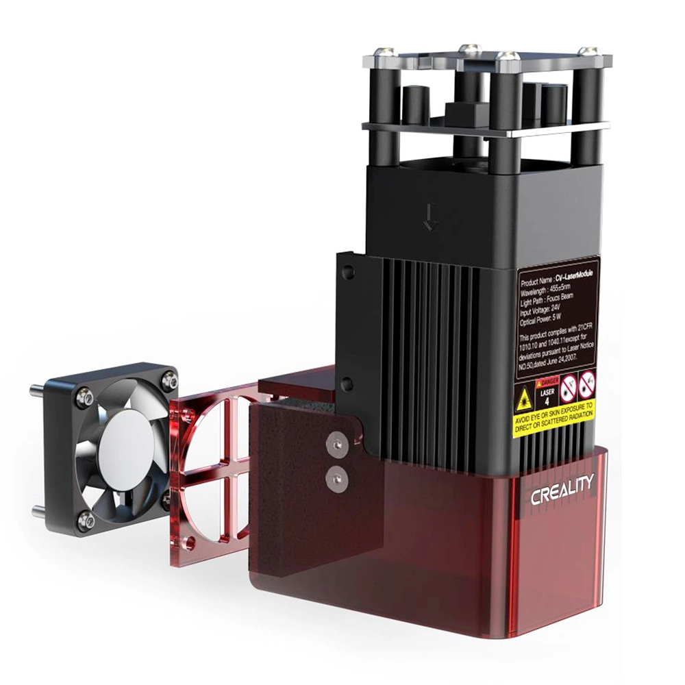 Creality Ender-3 S1 Series 24V 5W Laser Module, Precise Focusing, Soot Absorption 4 Creality Ender-3 S1 Series 24V 5W Laser Module, Precise Focusing, Soot Absorption - Image 4