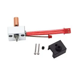 Creativity Ender-3 S1 Aluminum Heating Block Copper Plated Nozzle Kit, 300 Celsius Heater Sensor Thermistor