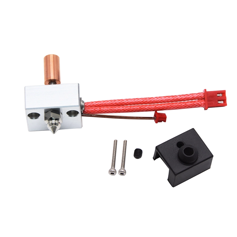 Creativity Ender-3 S1 Aluminum Heating Block Copper Plated Nozzle Kit, 300 Celsius Heater Sensor Thermistor 1 Creativity Ender-3 S1 Aluminum Heating Block Copper Plated Nozzle Kit, 300 Celsius Heater Sensor Thermistor