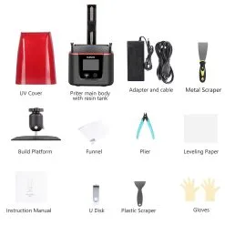 ELEGOO Mars 3 MSLA Resin 3D Printer 6.66 Inches Ultra 4K Monochrome LCD Ultra-high Printing Accuracy 89.6x143.36x175mm -Deals Accessories Store ELEGOO Mars 3 MSLA Resin 3D Printer 494876 5