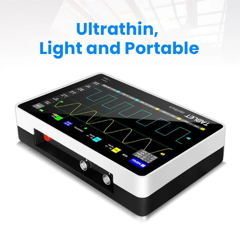 FNIRSI 1013D Oscilloscope Handheld Tablet Oscilloscope, Portable Digital Storage Oscilloscope Kit 2 Channels 4 FNIRSI 1013D Oscilloscope Handheld Tablet Oscilloscope, Portable Digital Storage Oscilloscope Kit 2 Channels - Image 4