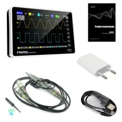 FNIRSI 1013D Oscilloscope Handheld Tablet Oscilloscope, Portable Digital Storage Oscilloscope Kit 2 Channels 11 FNIRSI 1013D Oscilloscope Handheld Tablet Oscilloscope, Portable Digital Storage Oscilloscope Kit 2 Channels -Deals Accessories Store FNIRSI 1013D Oscilloscope Handheld Tablet Oscilloscope 519564 5