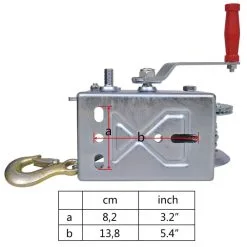 Hand Winch 1134 Kg -Deals Accessories Store Hand Winch 1134 kg 440369 5