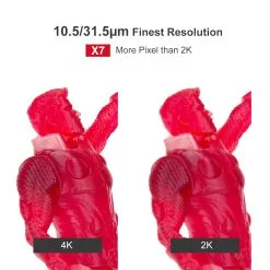 LONGER Orange 4K Resin 3D Printer, 10.5/31.5um Resolution, Parallel UV Lighting, Dual Z-Axis, Liner Guide, 118*66*190mm -Deals Accessories Store LONGER Orange 4K Resin 3D Printer 508839 5