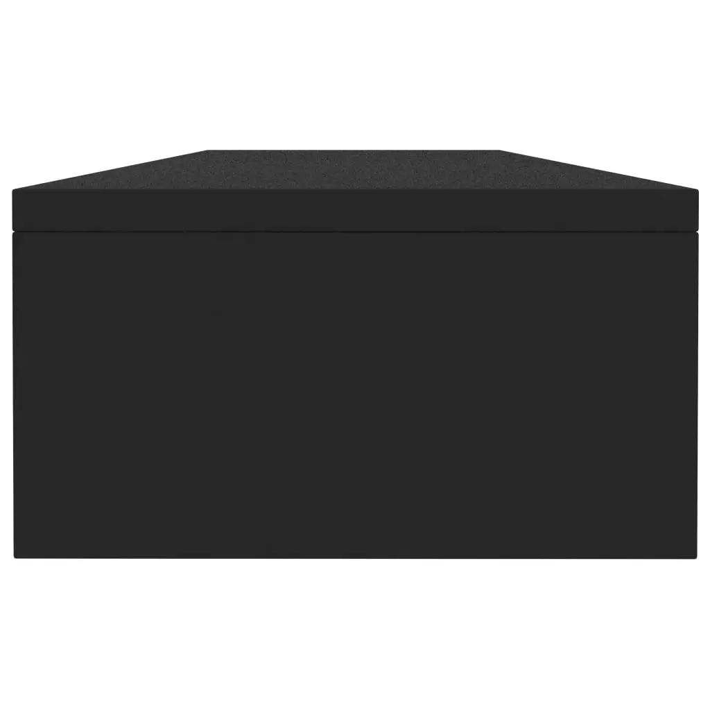 Monitor Stand Black 100x24x13 Cm Chipboard 5 Monitor Stand Black 100x24x13 Cm Chipboard - Image 5