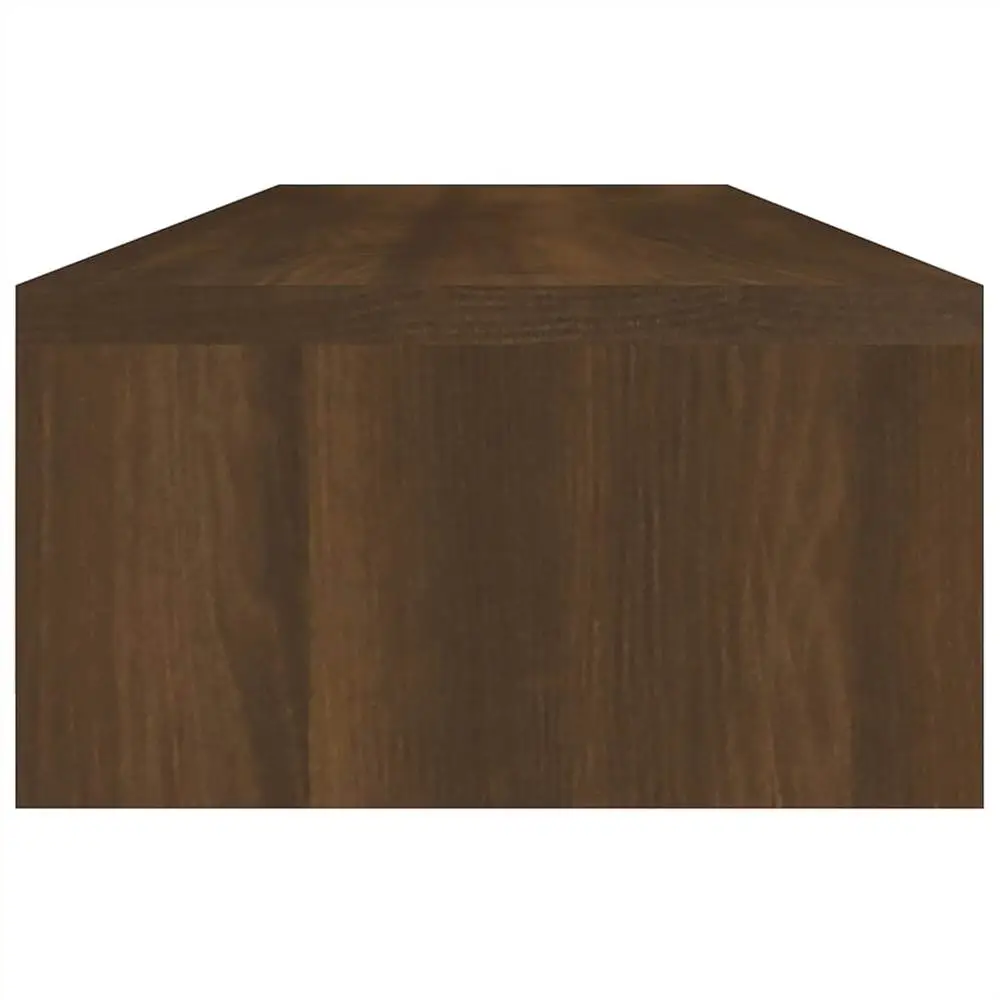 Monitor Stand Brown Oak 100x24x13 Cm Engineered Wood 5 Monitor Stand Brown Oak 100x24x13 Cm Engineered Wood - Image 5