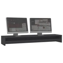 Monitor Stand Grey 100x24x13 Cm Chipboard 8 Monitor Stand Grey 100x24x13 Cm Chipboard -Deals Accessories Store Monitor Stand Grey 100x24x13 cm Chipboard 428761 2