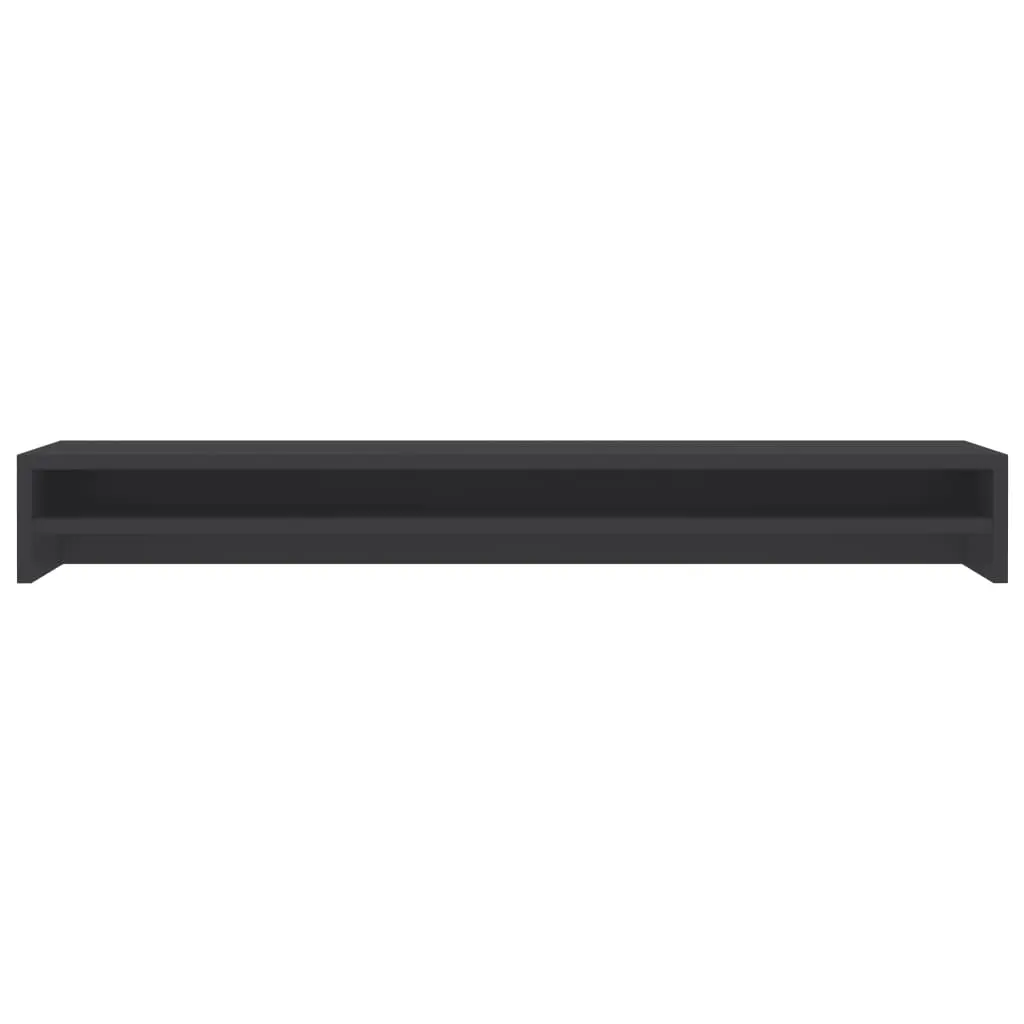 Monitor Stand Grey 100x24x13 Cm Chipboard 4 Monitor Stand Grey 100x24x13 Cm Chipboard - Image 4