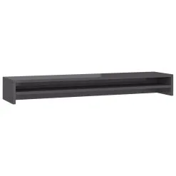 Deals Accessories Store -Deals Accessories Store Monitor Stand High Gloss Grey 100x24x13 cm Chipboard 428766 1