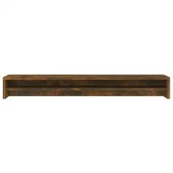 Monitor Stand Smoked Oak 100x24x13 Cm Engineered Wood -Deals Accessories Store Monitor Stand Smoked Oak 100x24x13 cm Engineered Wood 512690 3