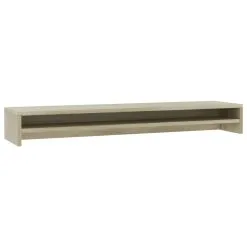 Deals Accessories Store -Deals Accessories Store Monitor Stand Sonoma Oak 100x24x13 cm Chipboard 428762 1