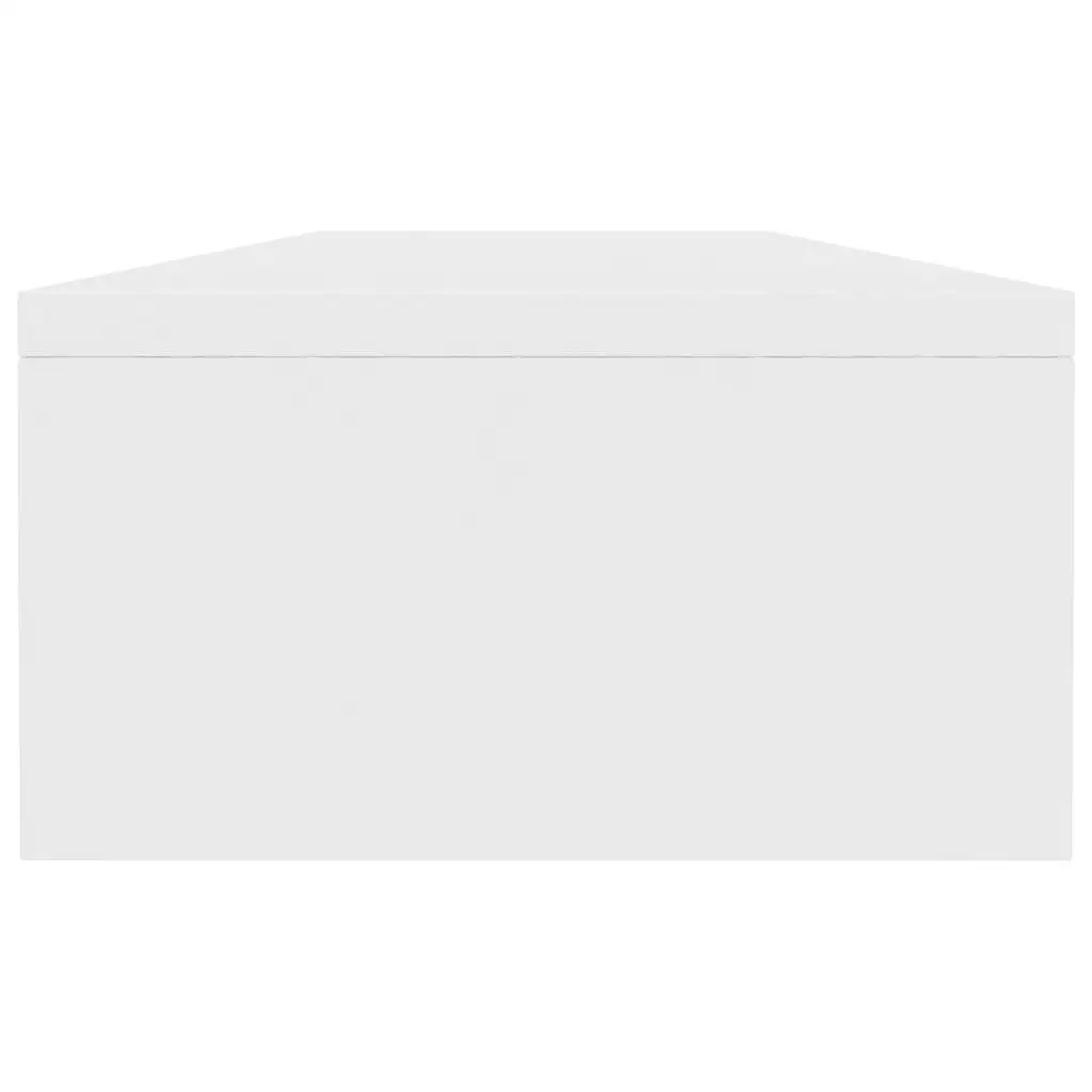 Monitor Stand White 100x24x13 Cm Chipboard 5 Monitor Stand White 100x24x13 Cm Chipboard - Image 5