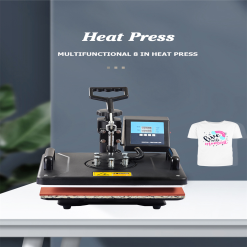 SHUOHAO 5 In 1 Heat Press Machine, 12*15in, For Cap/Bag/Mouse/Pad/Phone Case/Tape/Stickers/Mug/Plate/Puzzle/T-shirts 9 SHUOHAO 5 In 1 Heat Press Machine, 12*15in, For Cap/Bag/Mouse/Pad/Phone Case/Tape/Stickers/Mug/Plate/Puzzle/T-shirts -Deals Accessories Store SHUOHAO 30 38CM 5 in 1 Combo Heat Press Printer 516798 3