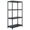 Storage Shelf Rack Black 100 Kg 60x30x138 Cm Plastic