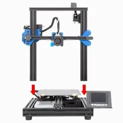 TRONXY XY-2 PRO 2E Dual Color 3D Printer, Dual Titan Extruders, Auto Leveling, Filament Runout Detection, Ultra Quiet Printing, Printing Size 255*255*245mm -Deals Accessories Store TRONXY XY 2 PRO 2E FDM 3D Printer 498561 2