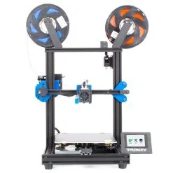 TRONXY XY-2 PRO 2E Dual Color 3D Printer, Dual Titan Extruders, Auto Leveling, Filament Runout Detection, Ultra Quiet Printing, Printing Size 255*255*245mm -Deals Accessories Store TRONXY XY 2 PRO 2E FDM 3D Printer 498561 3