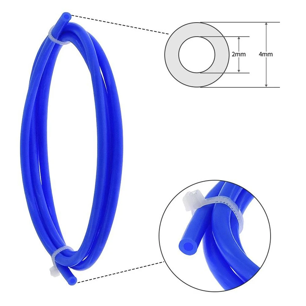 TWO TREES 3Pcs 1m Blue PTFE Tube + 3Pcs PC4-M6 Pneumatic Connector + 3Pcs PC4-M10 Connectors For 3D Printer 1.75mm Filament 2 TWO TREES 3Pcs 1m Blue PTFE Tube + 3Pcs PC4-M6 Pneumatic Connector + 3Pcs PC4-M10 Connectors For 3D Printer 1.75mm Filament - Image 2
