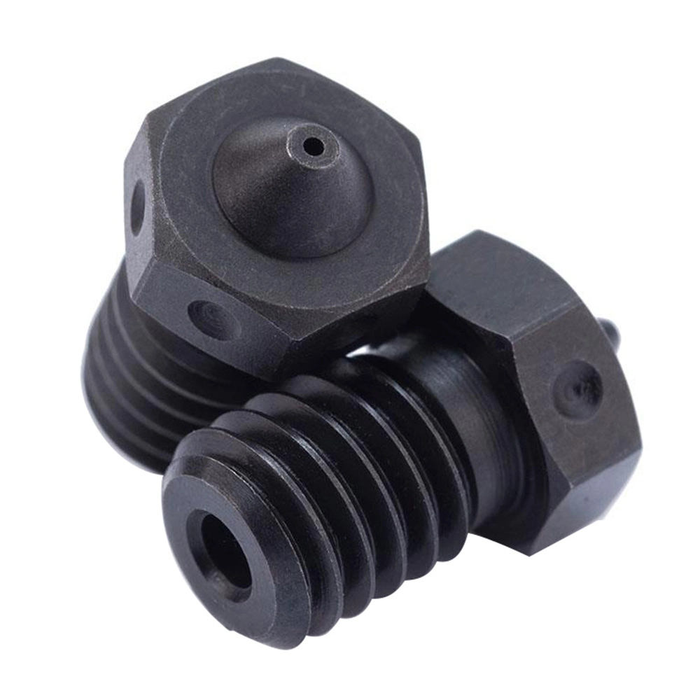 Trianglelab E3D V6 0.3mm Hardened Steel Nozzles, Printing PEI/PEEK/Carbon Fiber Filament, For V6 Hotend 1 Trianglelab E3D V6 0.3mm Hardened Steel Nozzles, Printing PEI/PEEK/Carbon Fiber Filament, For V6 Hotend