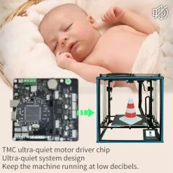 TRONXY X5SA-2E 24V 3D Printer 330*330*400mm Dual Titan Extruders Ultra-Silent Driver CoreXY Structure Dual Color Printing Auto Leveling -Deals Accessories Store Tronxy X5SA 2E 24V 3D Printer Dual Titan Extruders 330 330 400mm 426069 5