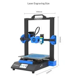 TRONXY XY-3 SE 3D Printer 255*255*260mm Printing Size Laser Engraving Single Extruder - Standard + Laser Version 9 TRONXY XY-3 SE 3D Printer 255*255*260mm Printing Size Laser Engraving Single Extruder - Standard + Laser Version -Deals Accessories Store Tronxy XY 3 SE Single Dual Extruder Laser Engraving 3D Printer 472300 3