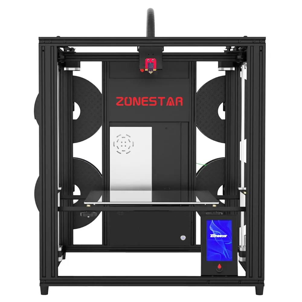 Zonestar Z9V5 MK3 4 Extruders 3D Printer, 4 Color Mixing, Auto Leveling, 32 Bit Mainboard, Magnetic Bed, Resume Printing, TFT-LCD, 300*300*400mm 2 Zonestar Z9V5 MK3 4 Extruders 3D Printer, 4 Color Mixing, Auto Leveling, 32 Bit Mainboard, Magnetic Bed, Resume Printing, TFT-LCD, 300*300*400mm - Image 2