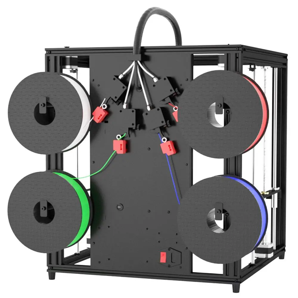 Zonestar Z9V5 MK3 4 Extruders 3D Printer, 4 Color Mixing, Auto Leveling, 32 Bit Mainboard, Magnetic Bed, Resume Printing, TFT-LCD, 300*300*400mm 5 Zonestar Z9V5 MK3 4 Extruders 3D Printer, 4 Color Mixing, Auto Leveling, 32 Bit Mainboard, Magnetic Bed, Resume Printing, TFT-LCD, 300*300*400mm - Image 5