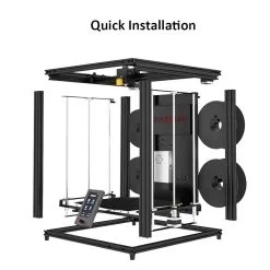 Zonestar Z9V5Pro-MK4 4 Extruders 3D Printer, 4 Colors, Auto Leveling, 32 Bit Control Board, Resume Printing, TFT-LCD, 300x300x400mm -Deals Accessories Store Zonestar Z9V5Pro MK4 4 Extruders 3D Printer 518477 2