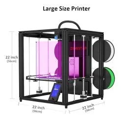 Zonestar Z9V5Pro-MK4 4 Extruders 3D Printer, 4 Colors, Auto Leveling, 32 Bit Control Board, Resume Printing, TFT-LCD, 300x300x400mm -Deals Accessories Store Zonestar Z9V5Pro MK4 4 Extruders 3D Printer 518477 4